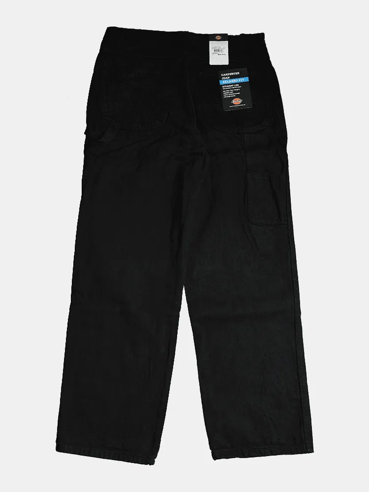 Dickies Relaxed Fit Carpenter Jean - Rinsed Black