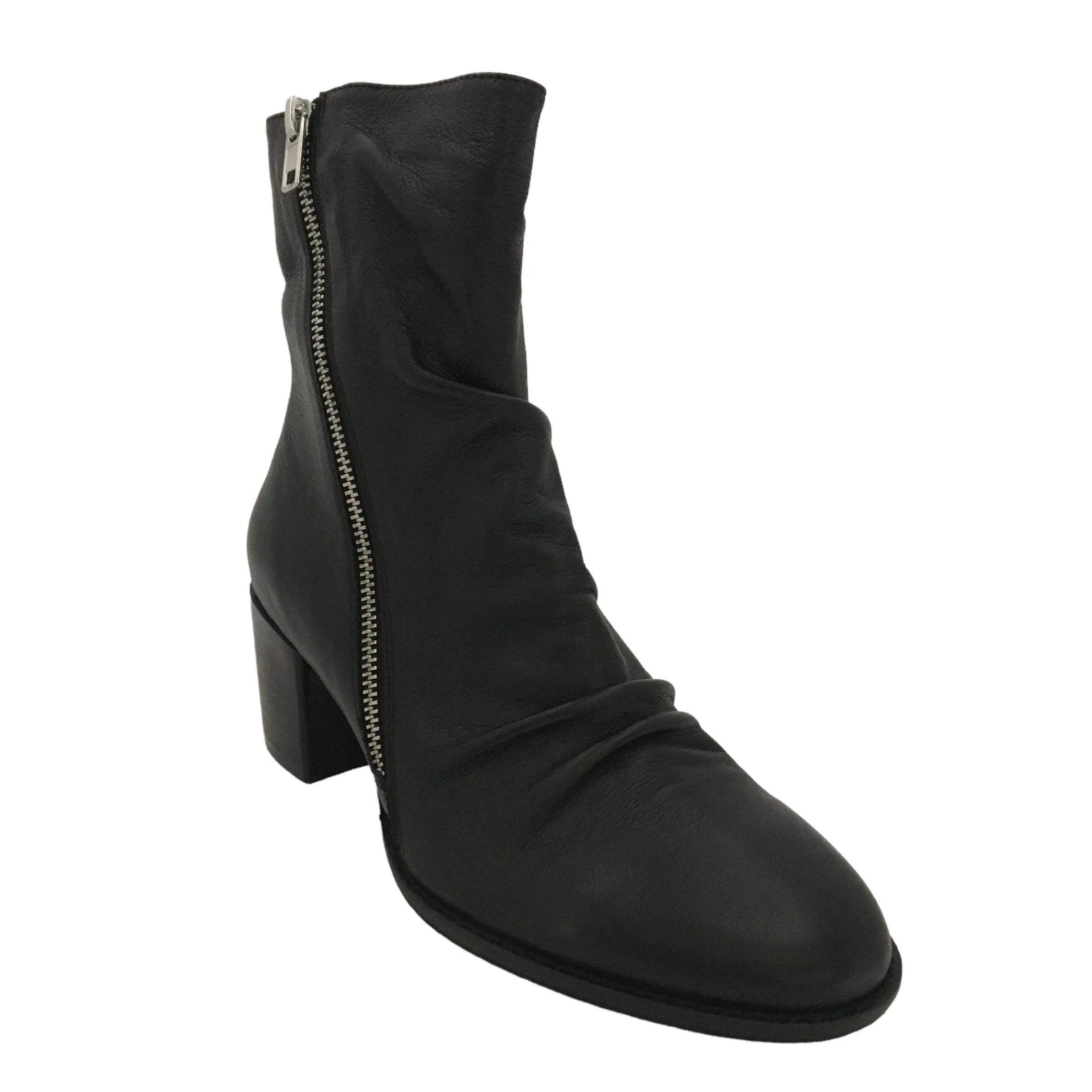 Django & Juliette Mannuel Tan ~ Cappuccino ~ Black ~ Leather Boot