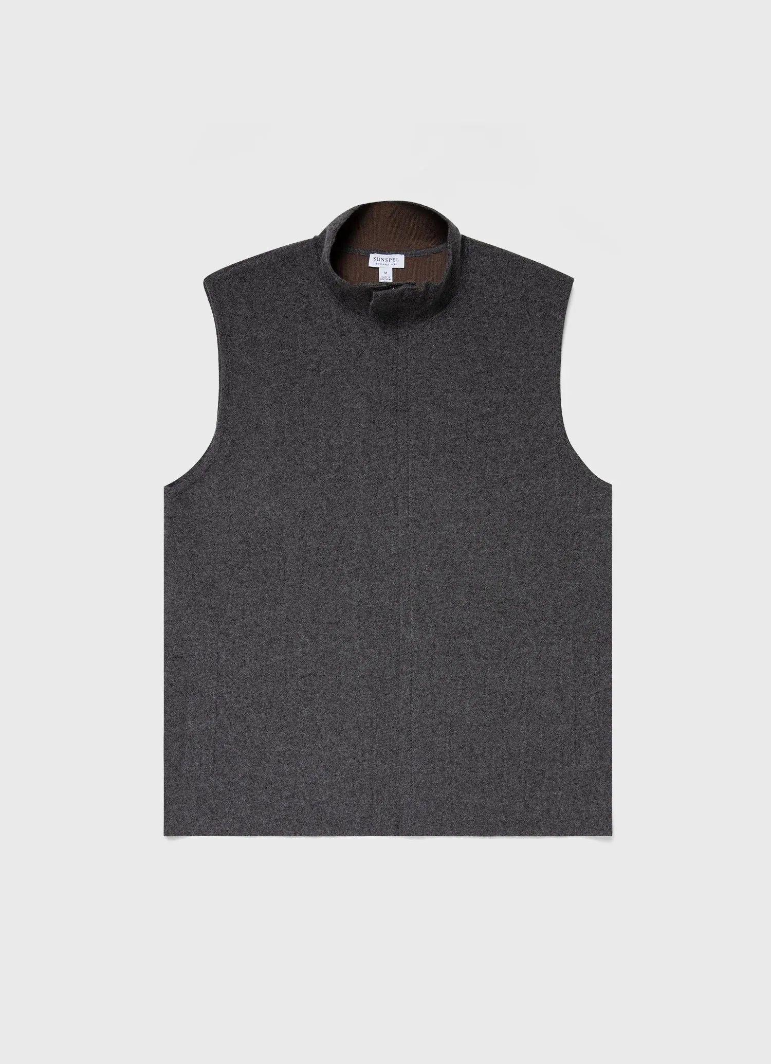 Double Face Gilet - Charcoal