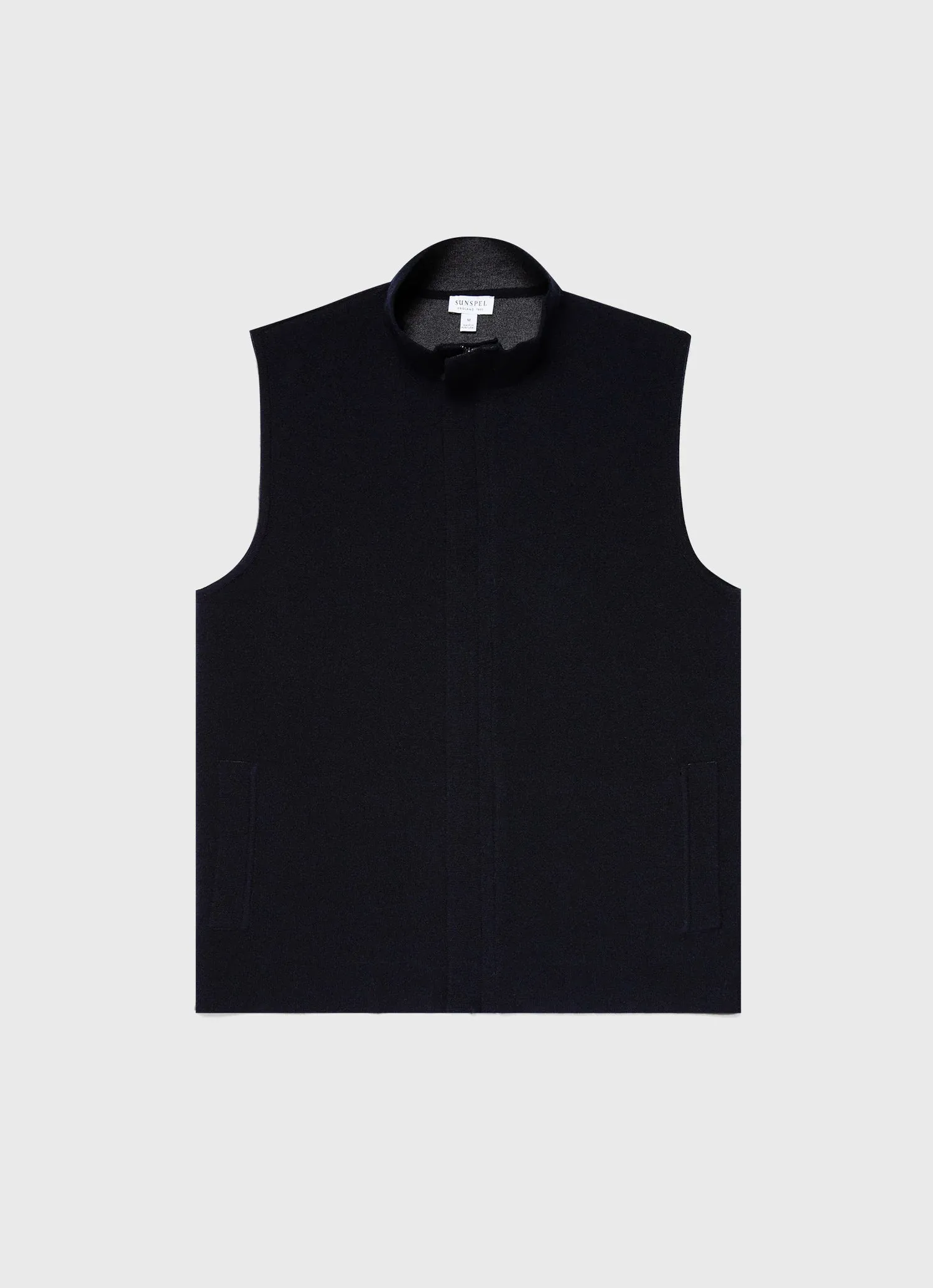 Double Face Gilet - Navy