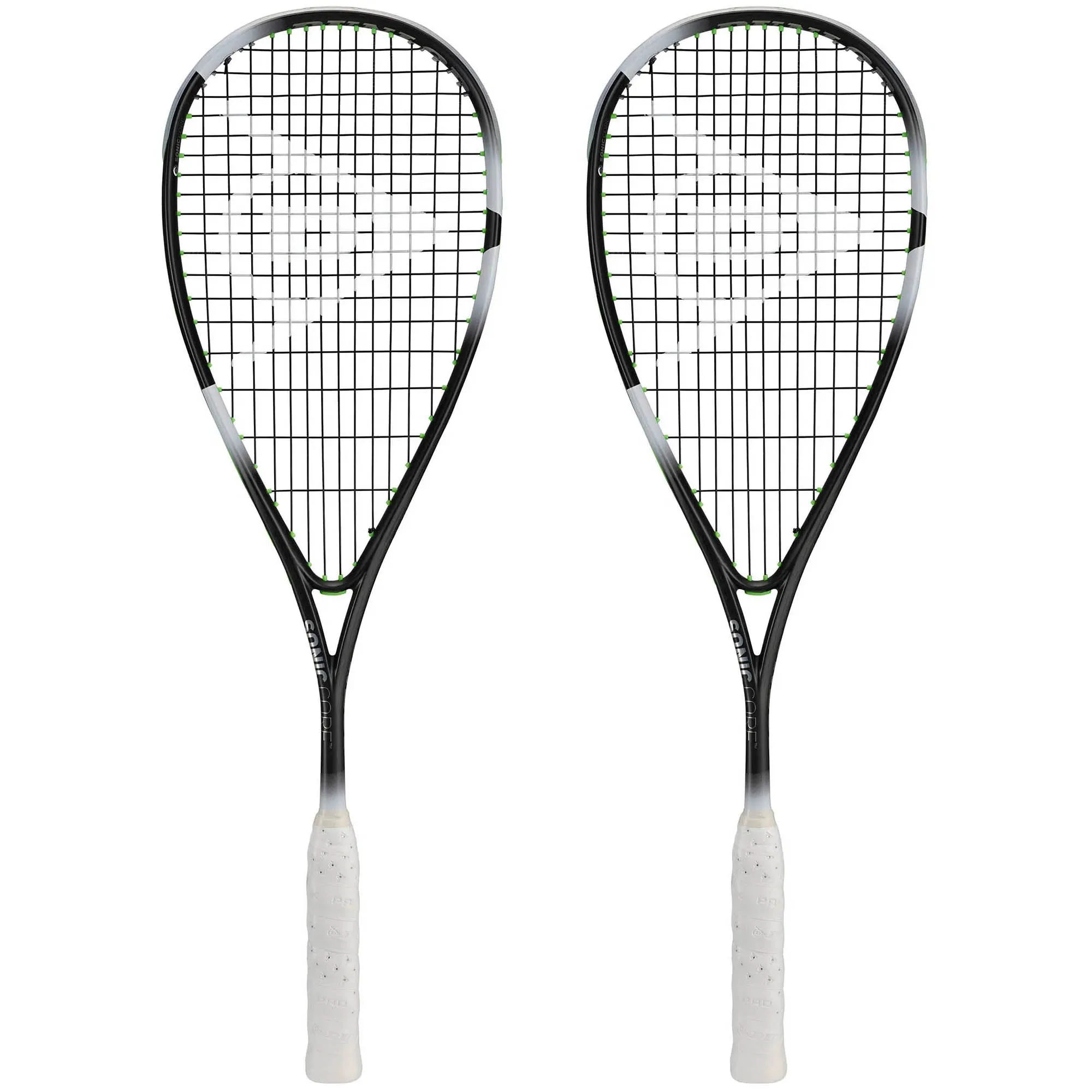 Dunlop Sonic Core Evolution 130 Squash Racket Double Pack