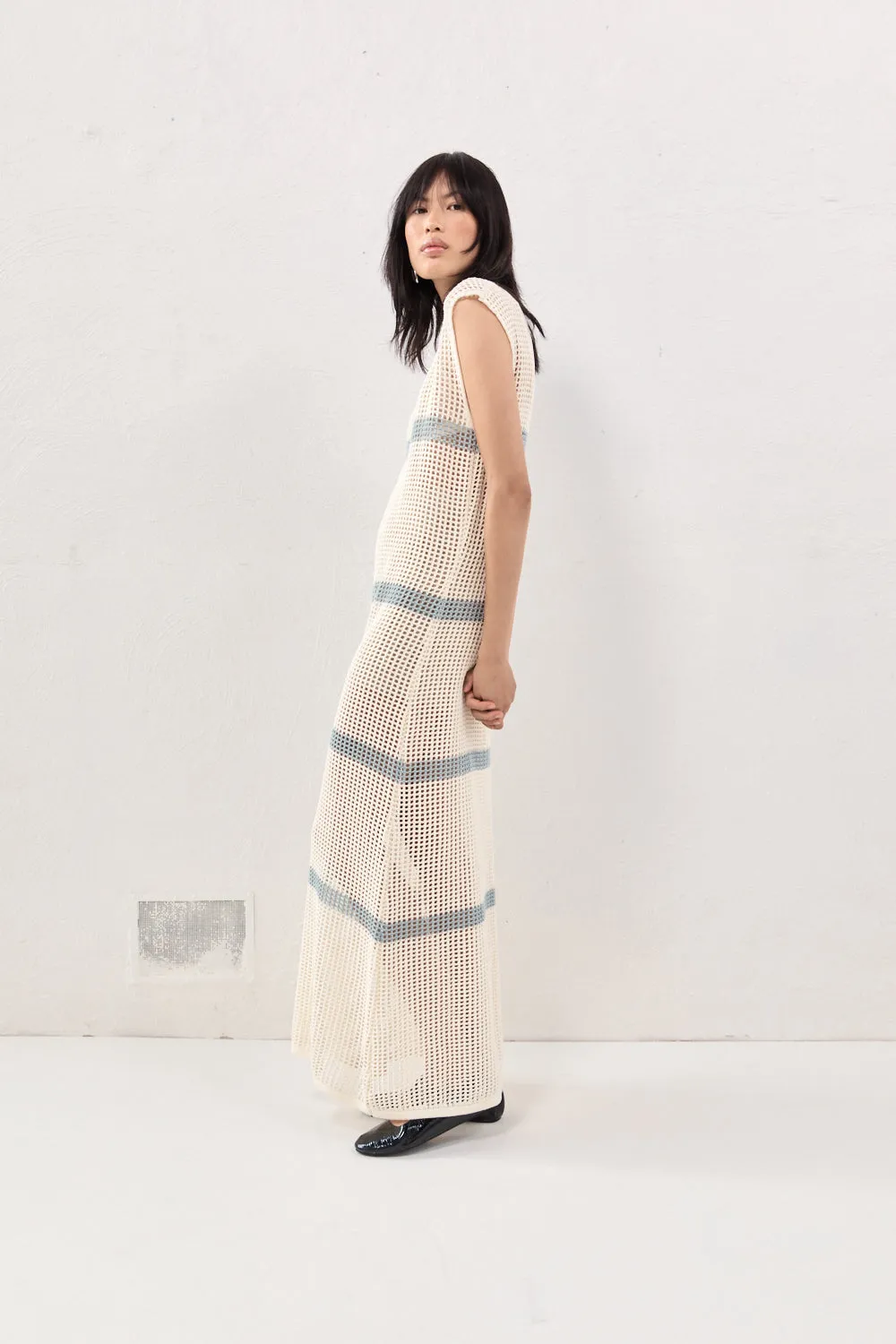 Elea Knit Maxi Dress Stripe