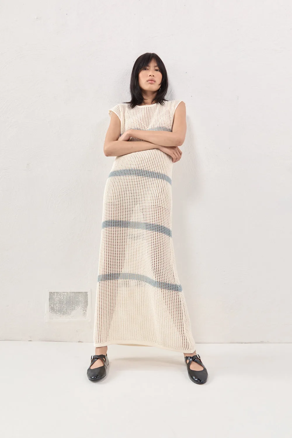 Elea Knit Maxi Dress Stripe