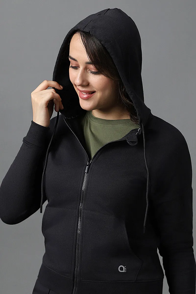 Essential Fleece Hoodie - Black