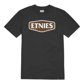 ETNIES CAMISETA DYSTOPIA FILL TEE BLACK / BROWN