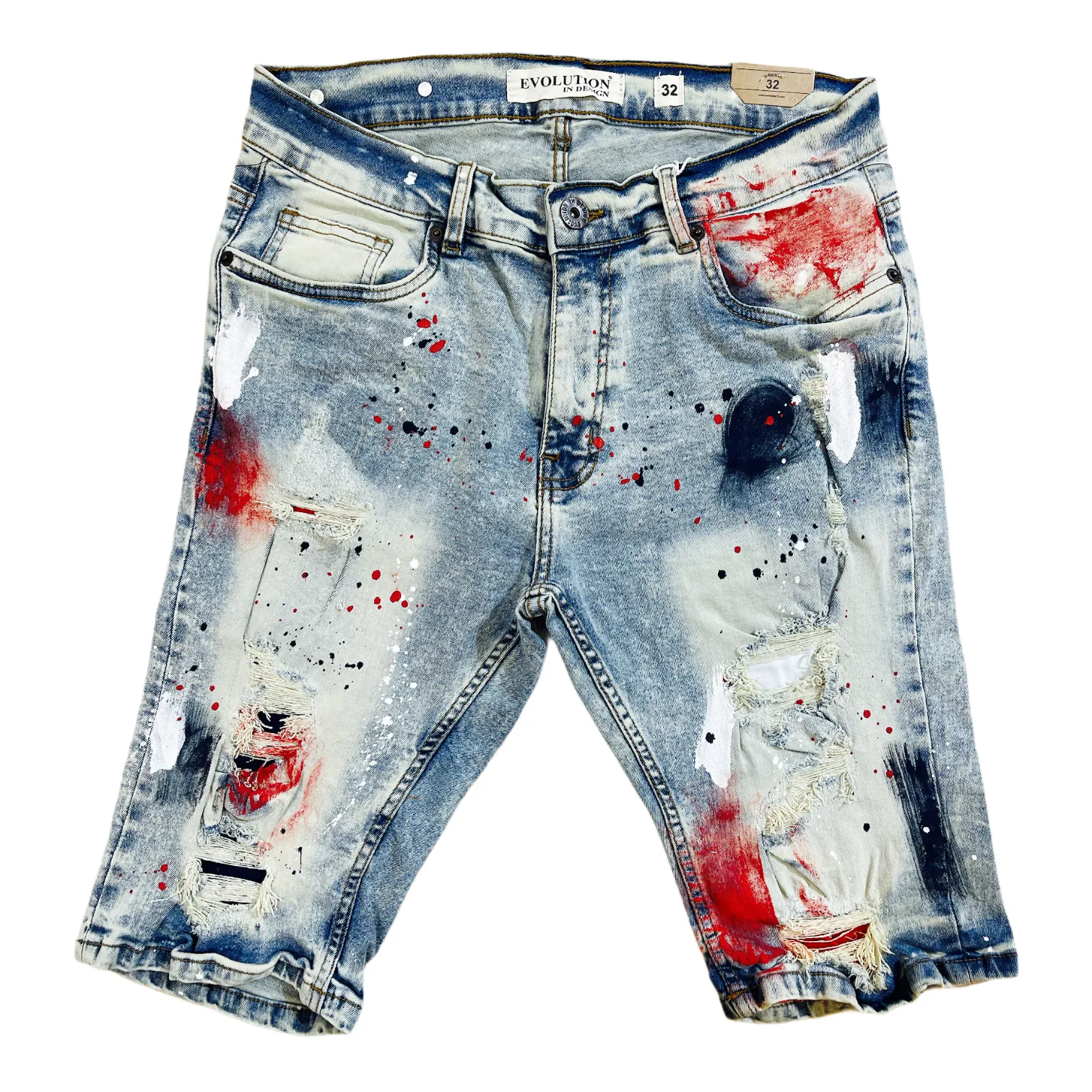 Evolution 'Billion Dollar Boys' Denim Shorts (Lt. Tint) 22630A