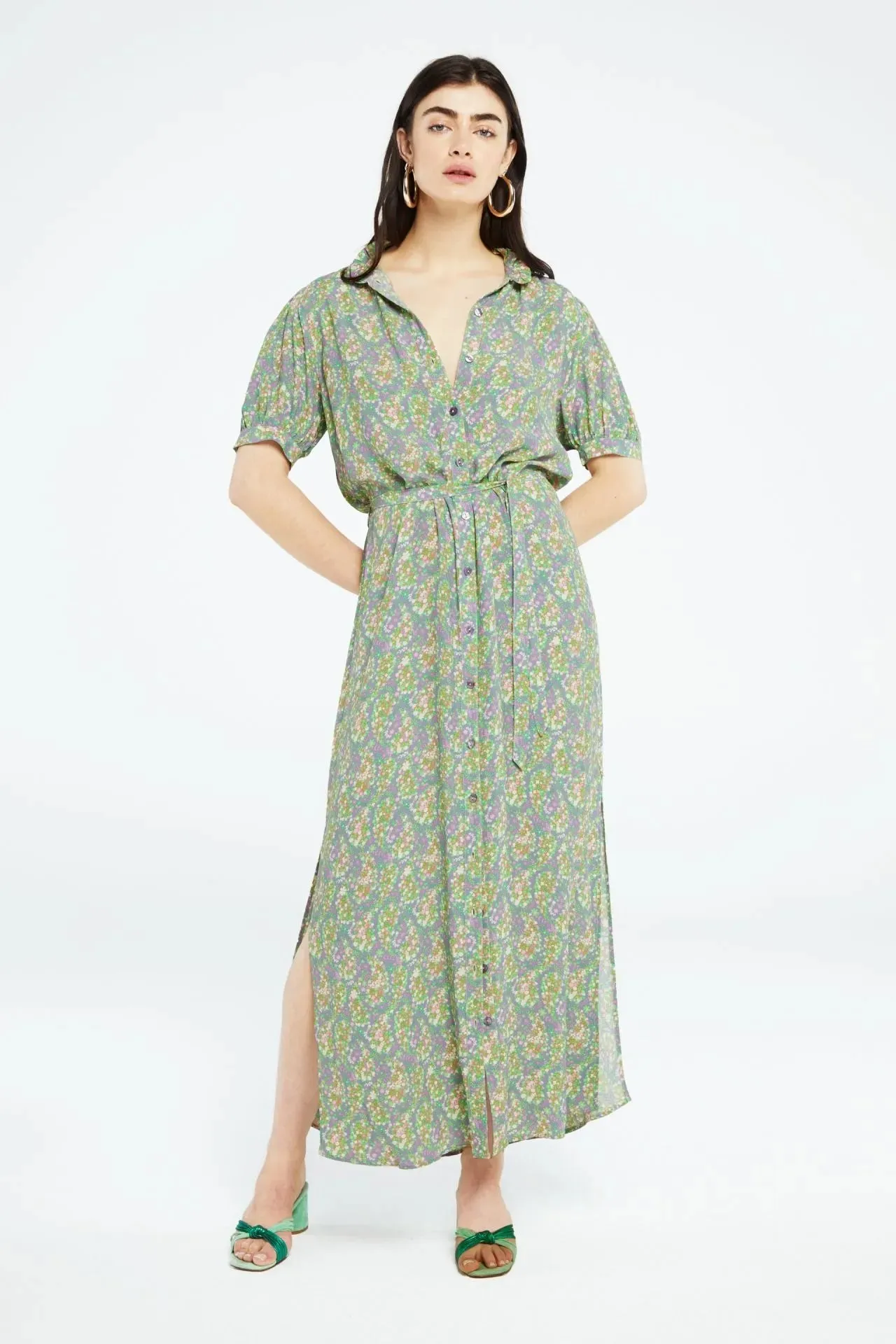 Fabienne Chapot Girlfriend Maxi Dress - Parakeet Bandana