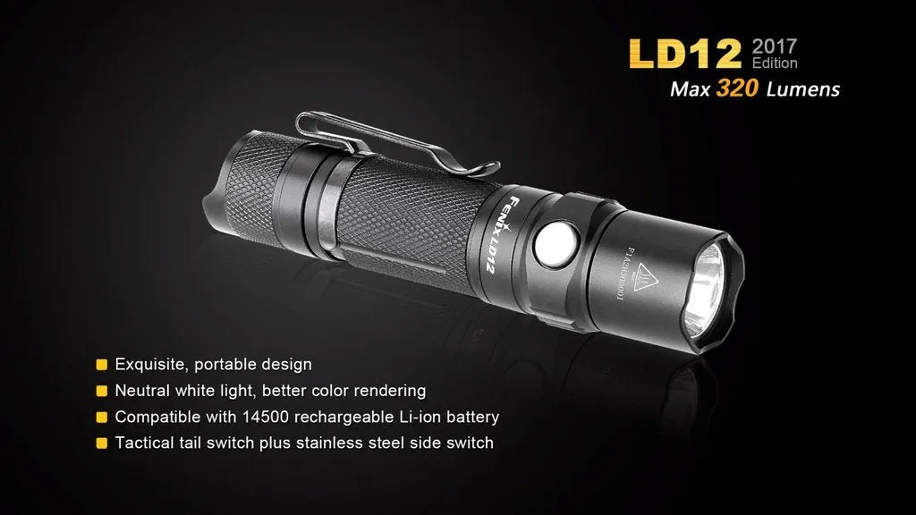 Fenix LD12 Flashlight 2017 Edition 320 Lumens