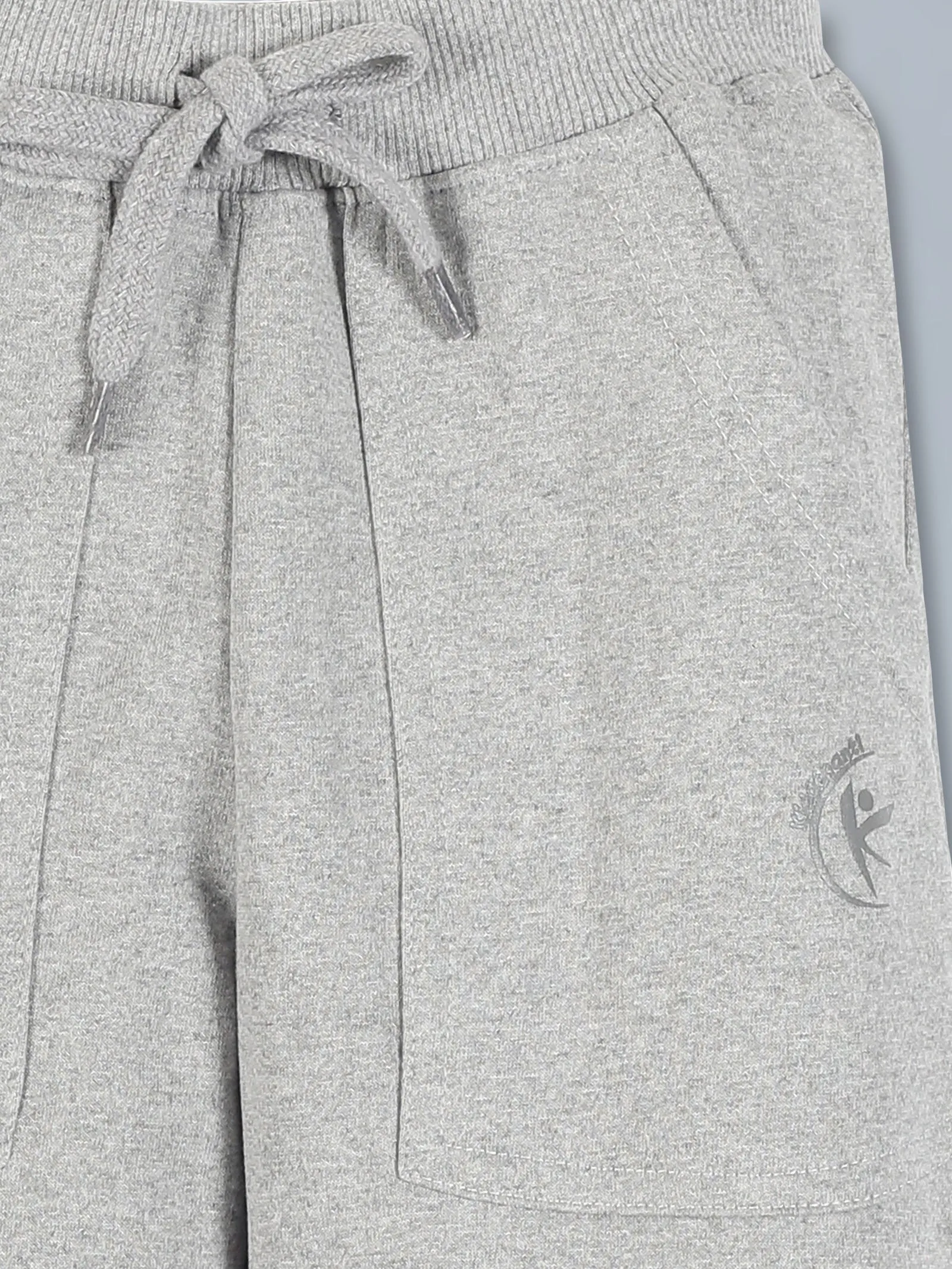 Fleece Solid Hooded Sweatshirt  & Track Pant Set