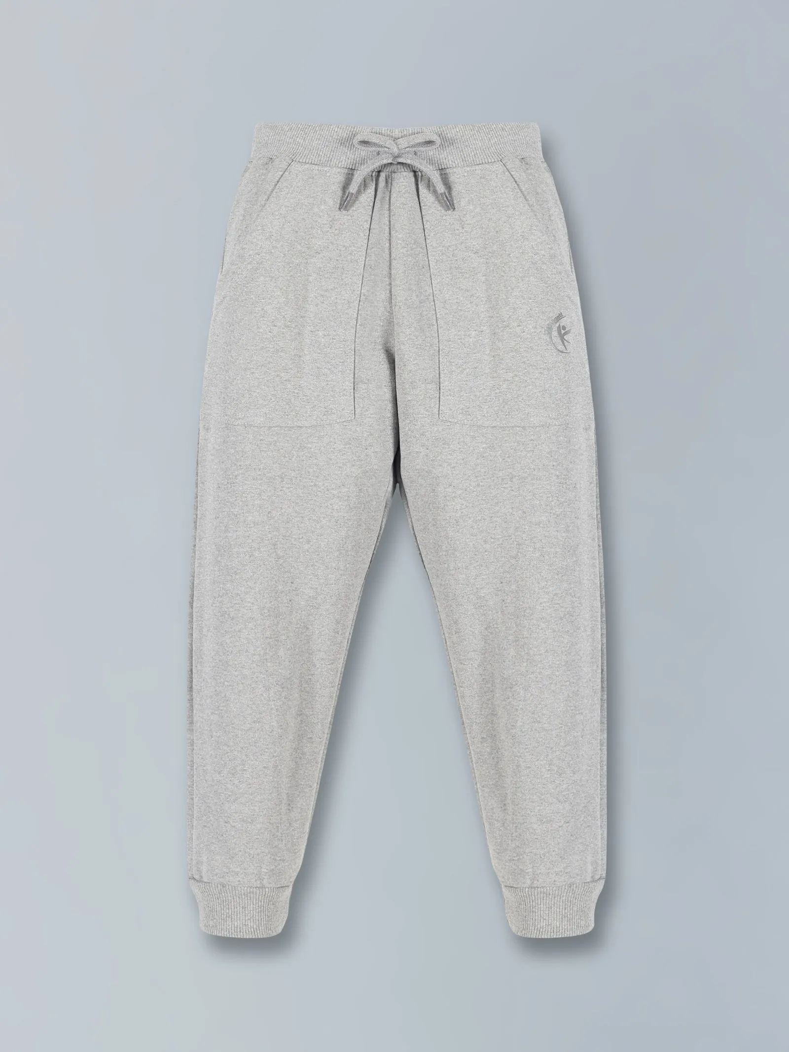 Fleece Solid Hooded Sweatshirt  & Track Pant Set