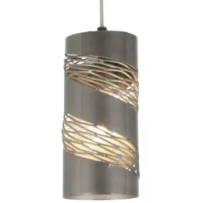 Flow 240M01SL 1-Light Mini Pendant - Steel