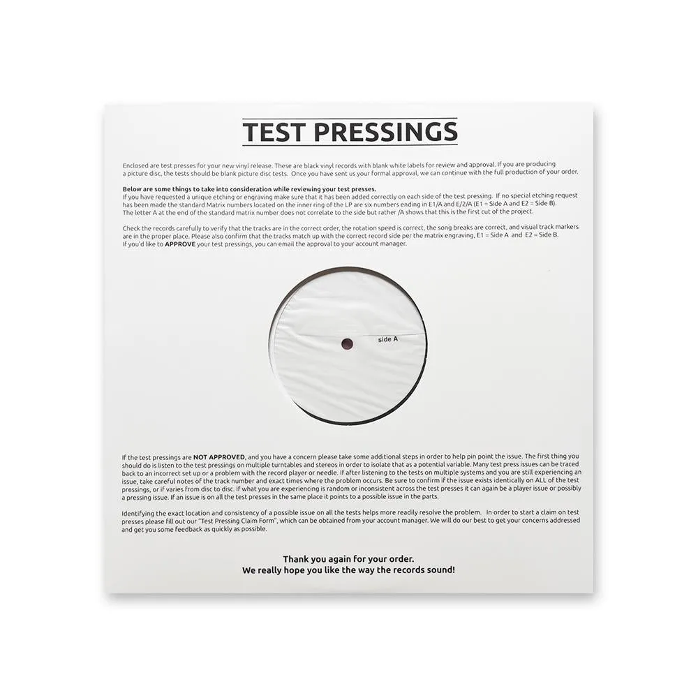 Georges Brassens - Brassens à 100 ans - Test Pressing - Rondelle 9