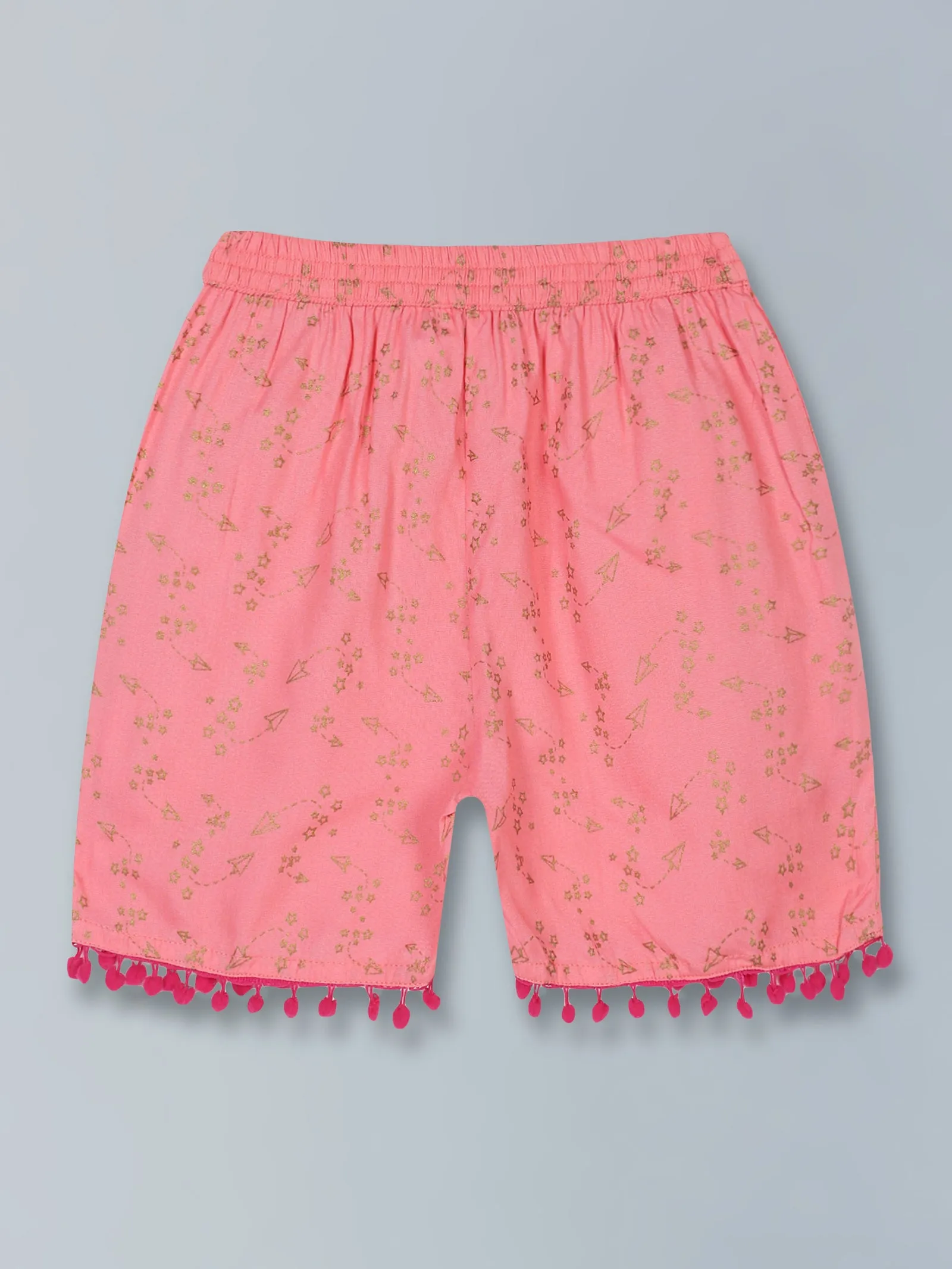 Girls AOP Print Shorts Pack of 3