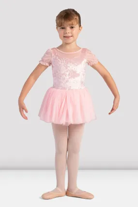 Girls Aubrey Velvet Sweetheart Tutu Dress