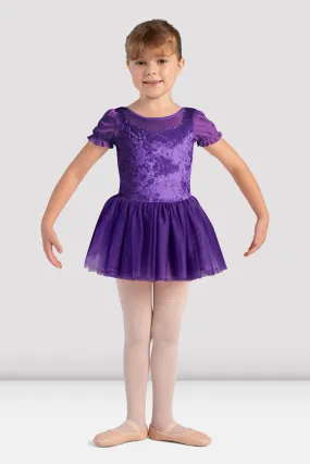 Girls Aubrey Velvet Sweetheart Tutu Dress