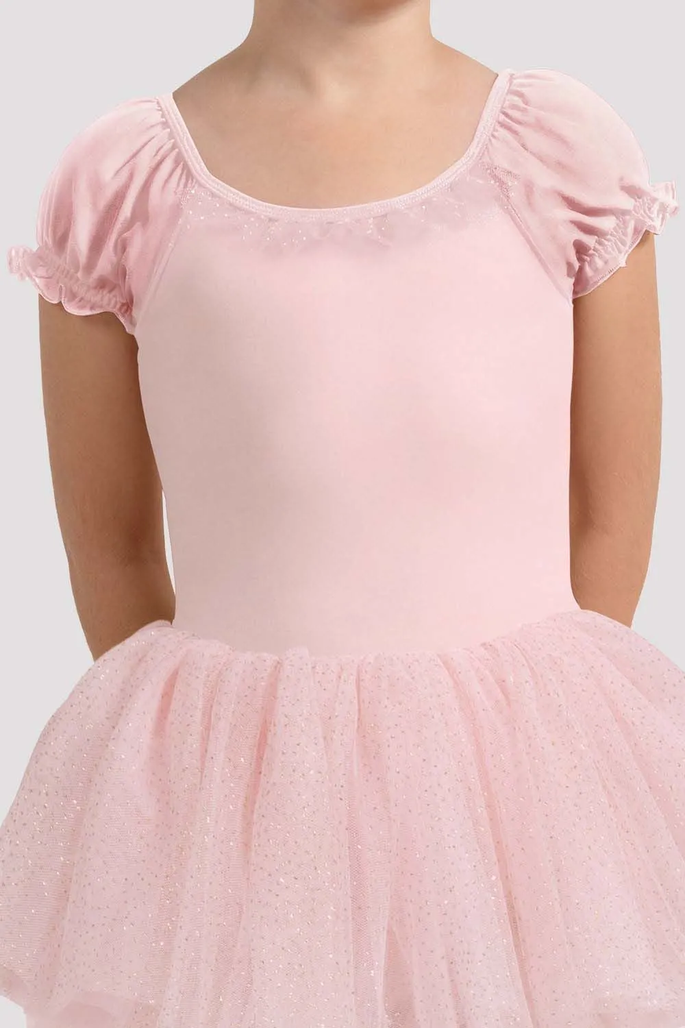 Girls Mirella Miami Cap Sleeve Tutu Dress