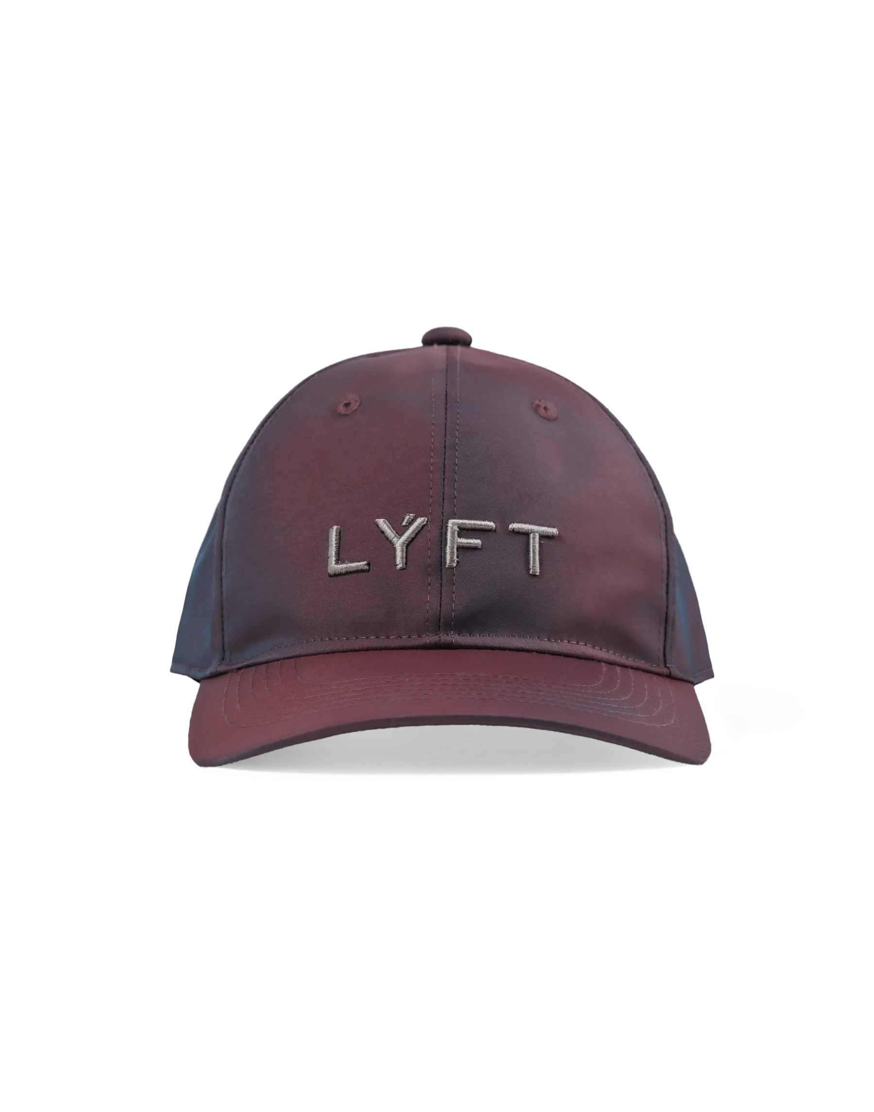 Glossy Nylon Cap - Burgundy