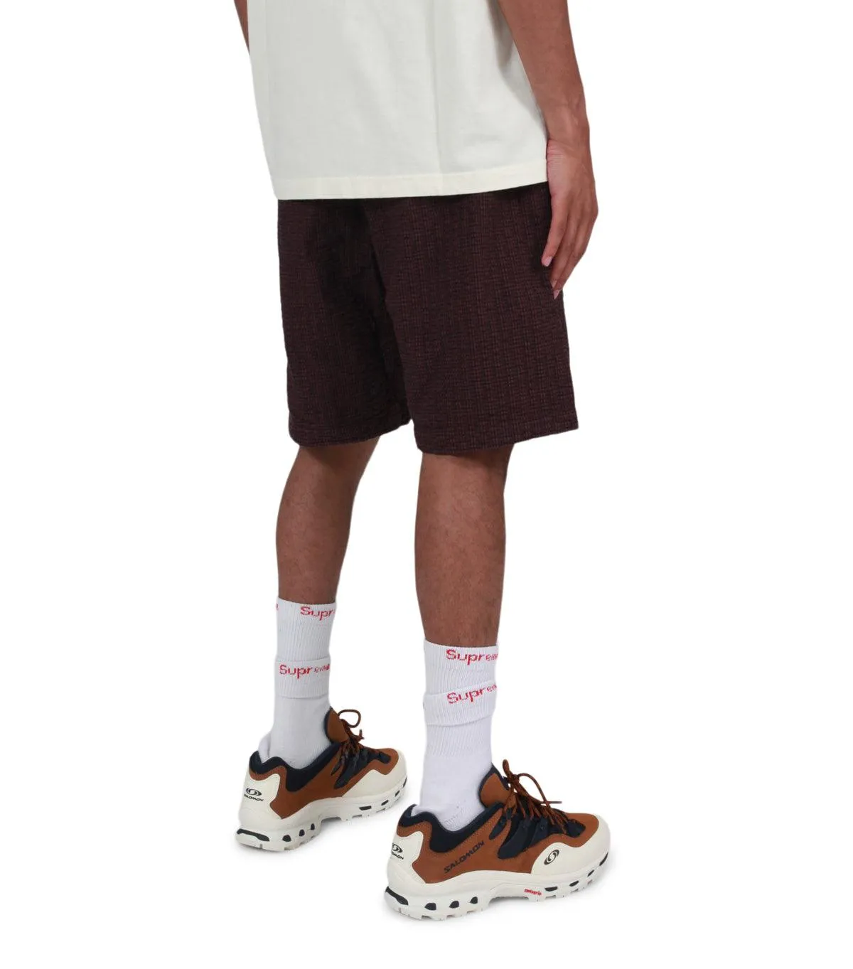 Gramicci O.G. Seersucker G-Shorts Maroon