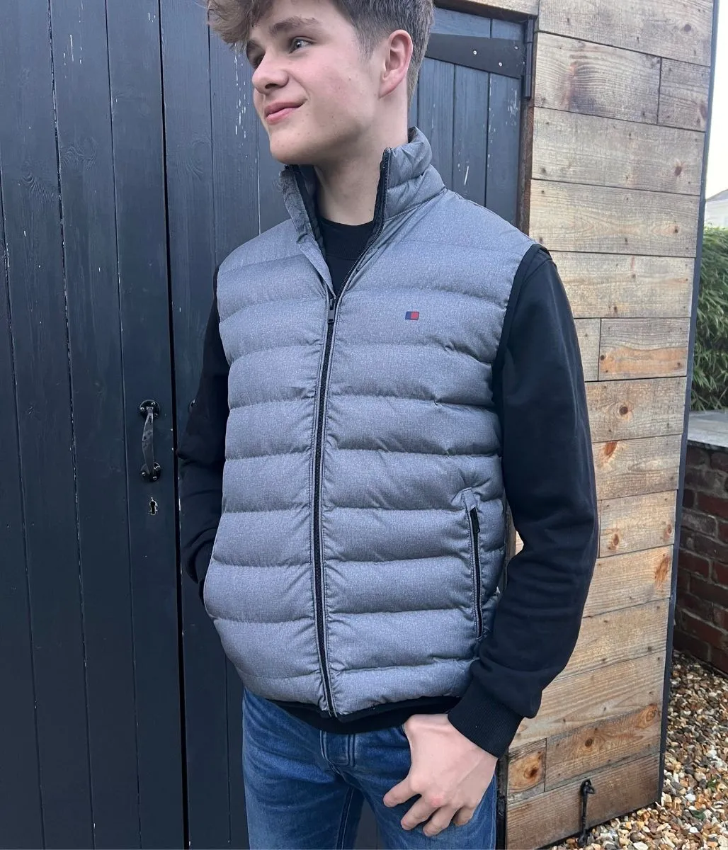 Grey Men's Water Repellent Gilet