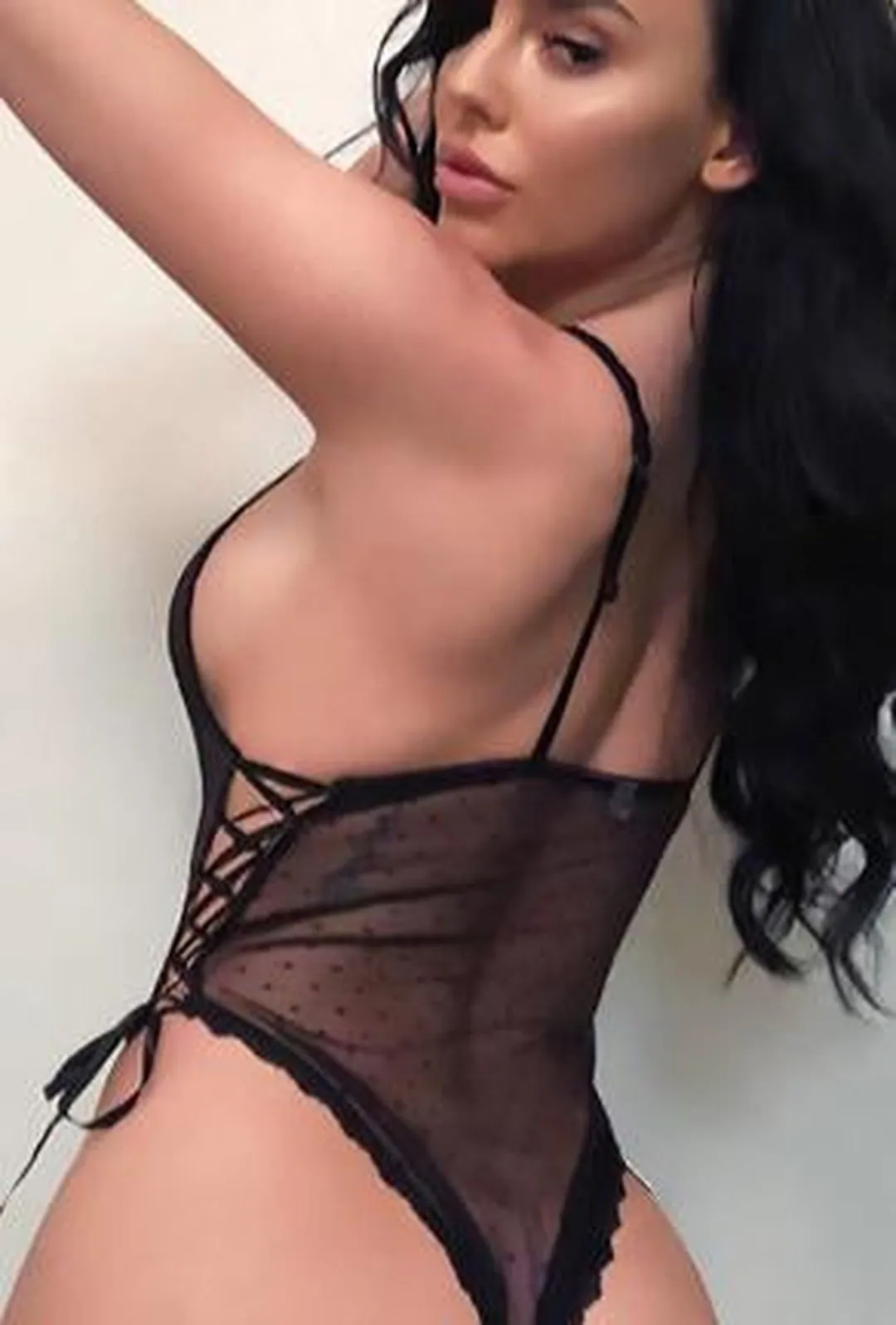 HEATHER - SHEER LACE BODYSUIT