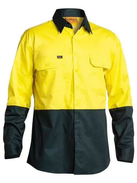 HI VIS COOL LIGHTWEIGHT DRILL SHIRT BS6895