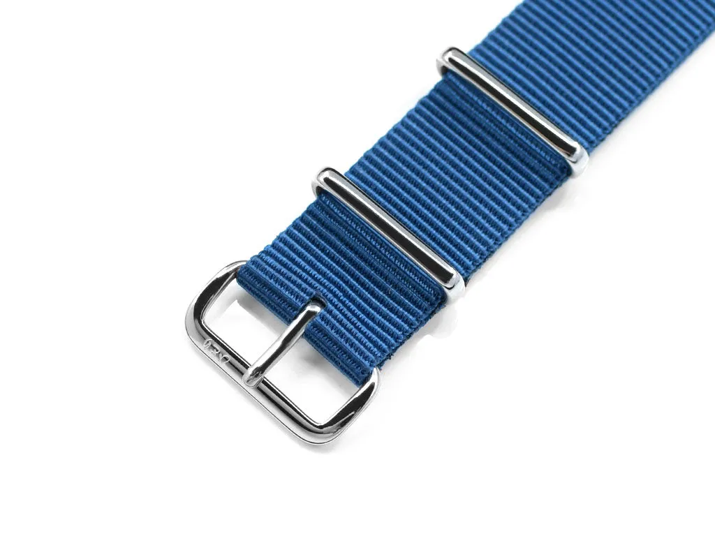 Hitori Blue Military Nylon  Strap