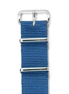 Hitori Blue Military Nylon  Strap