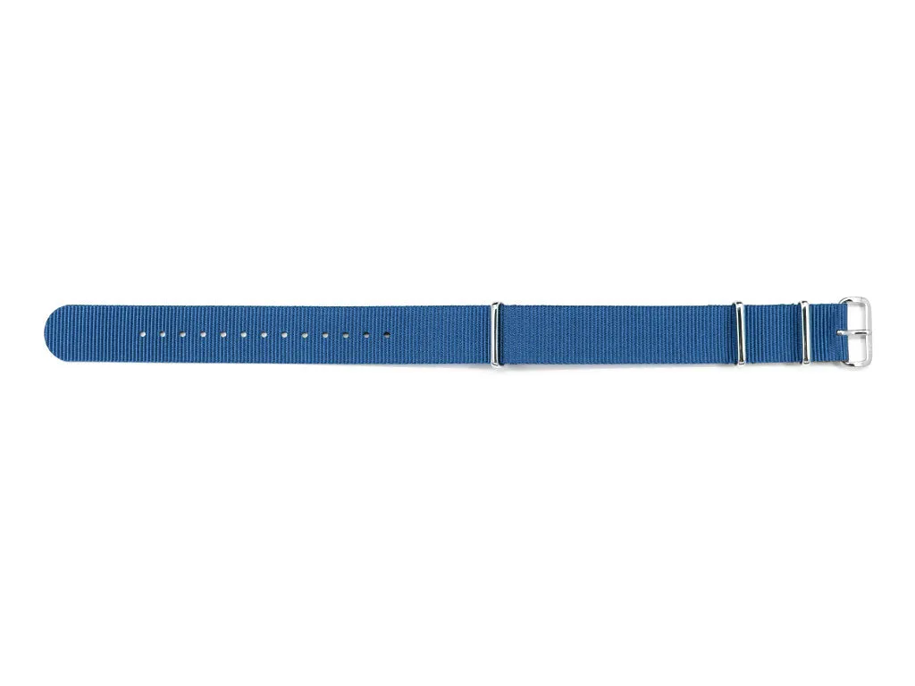 Hitori Blue Military Nylon  Strap