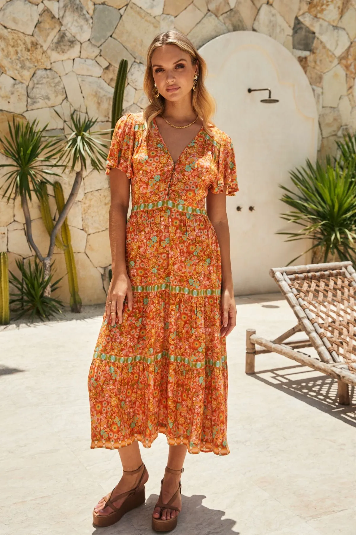 Holiday Midi Dress - Summertime