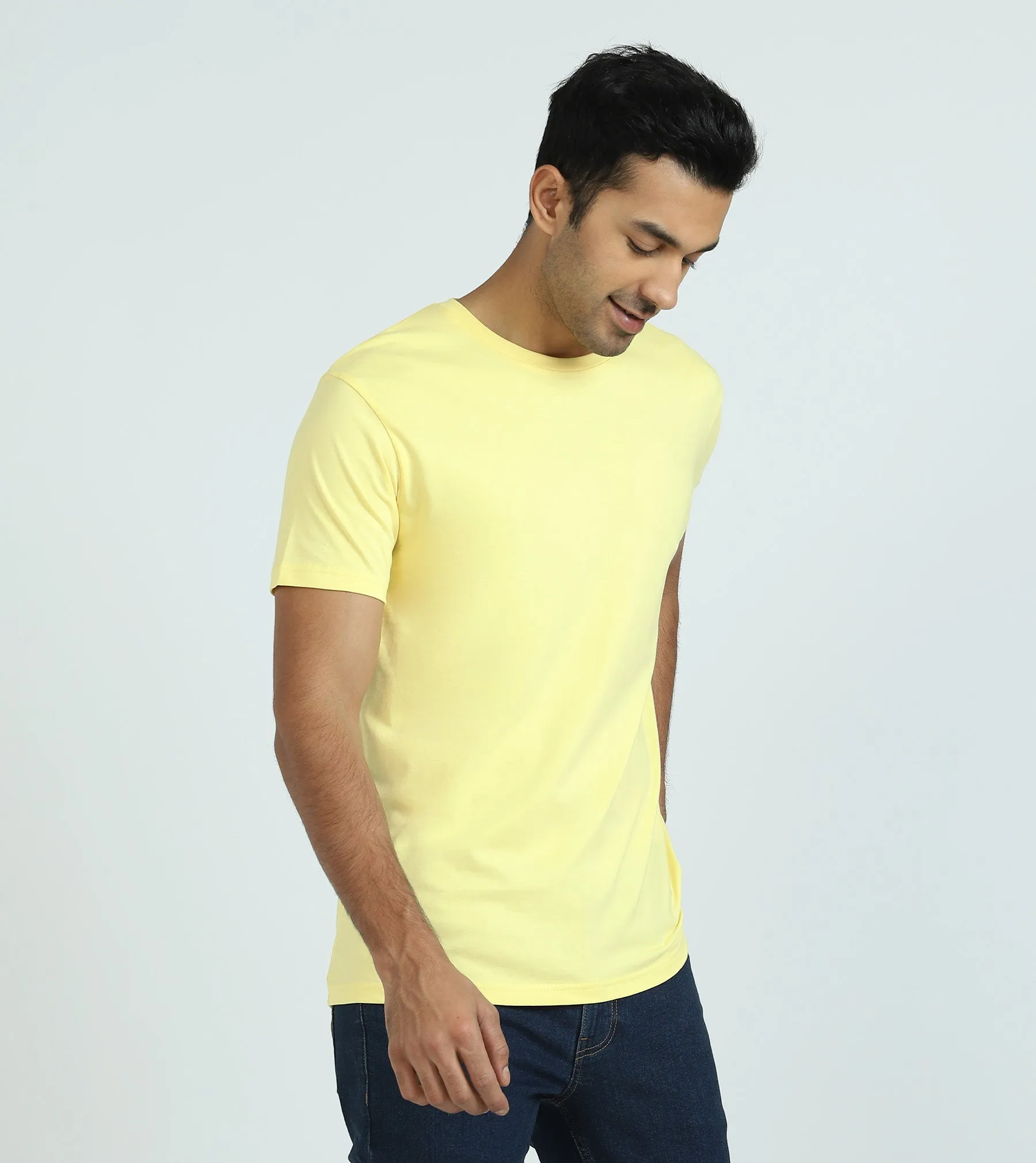 Iconique Supima Cotton T-shirt Butter Yellow