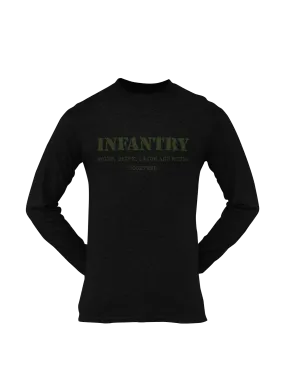 Infantry T-shirt - Fight, Drink, Laugh and Mourn Together (Men)