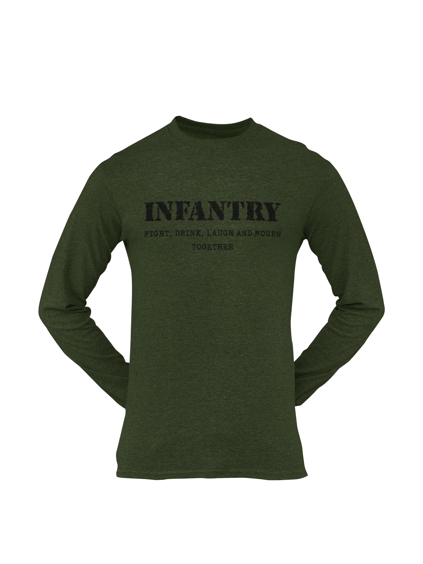 Infantry T-shirt - Fight, Drink, Laugh and Mourn Together (Men)