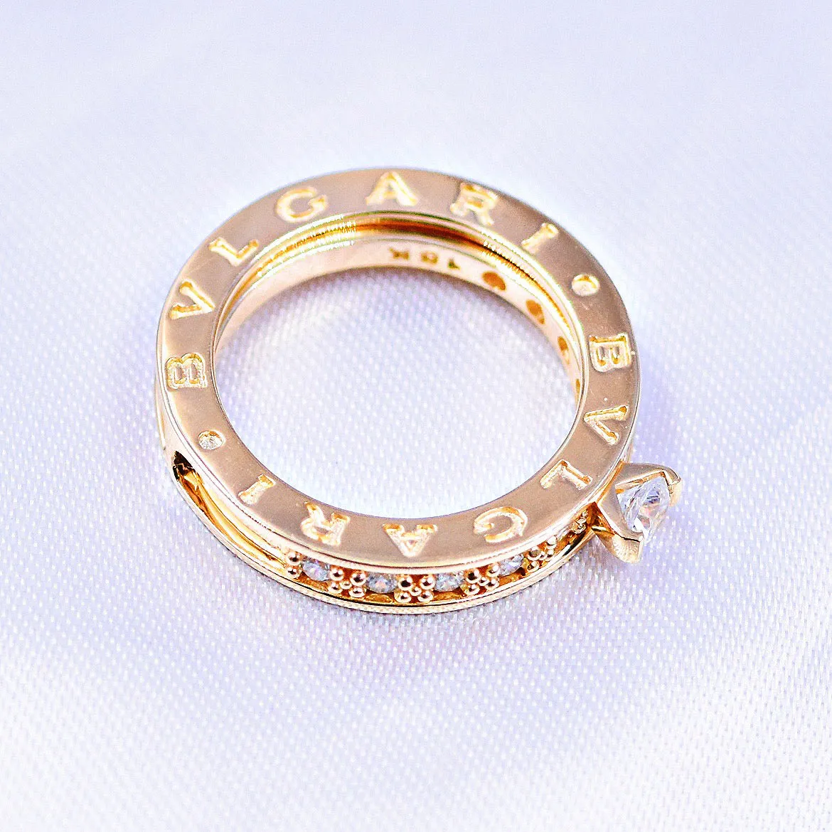 Juego Anillo Compromiso   Boda Talla 7 1/2