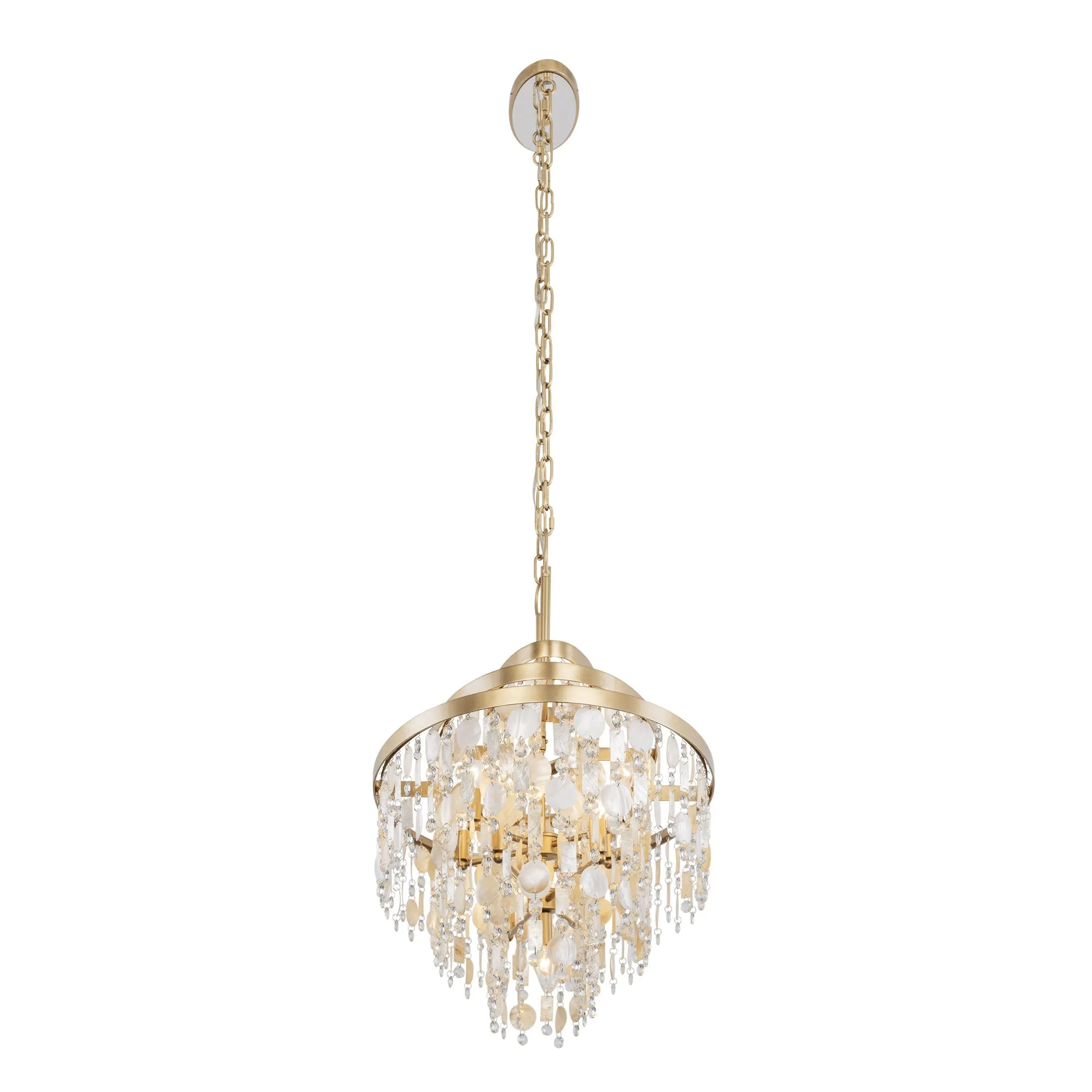 Kalani 377N09FG 9-Light Kitchen Pendant Light - French Gold