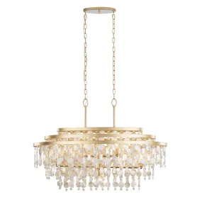 Kalani 377N09FG 9-Light Kitchen Pendant Light - French Gold