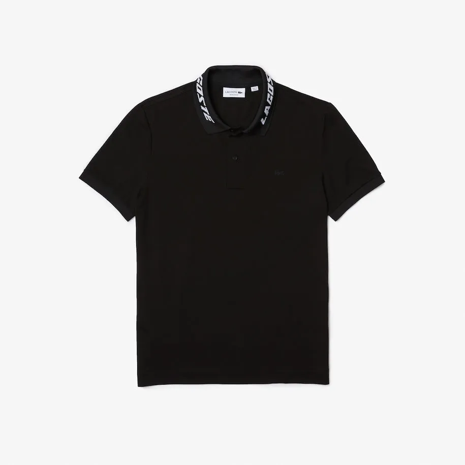 Lacoste Men's Branded Slim Fit Stretch Piqué Polo