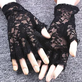 Lady Lace Fingerless Gloves/Mitten