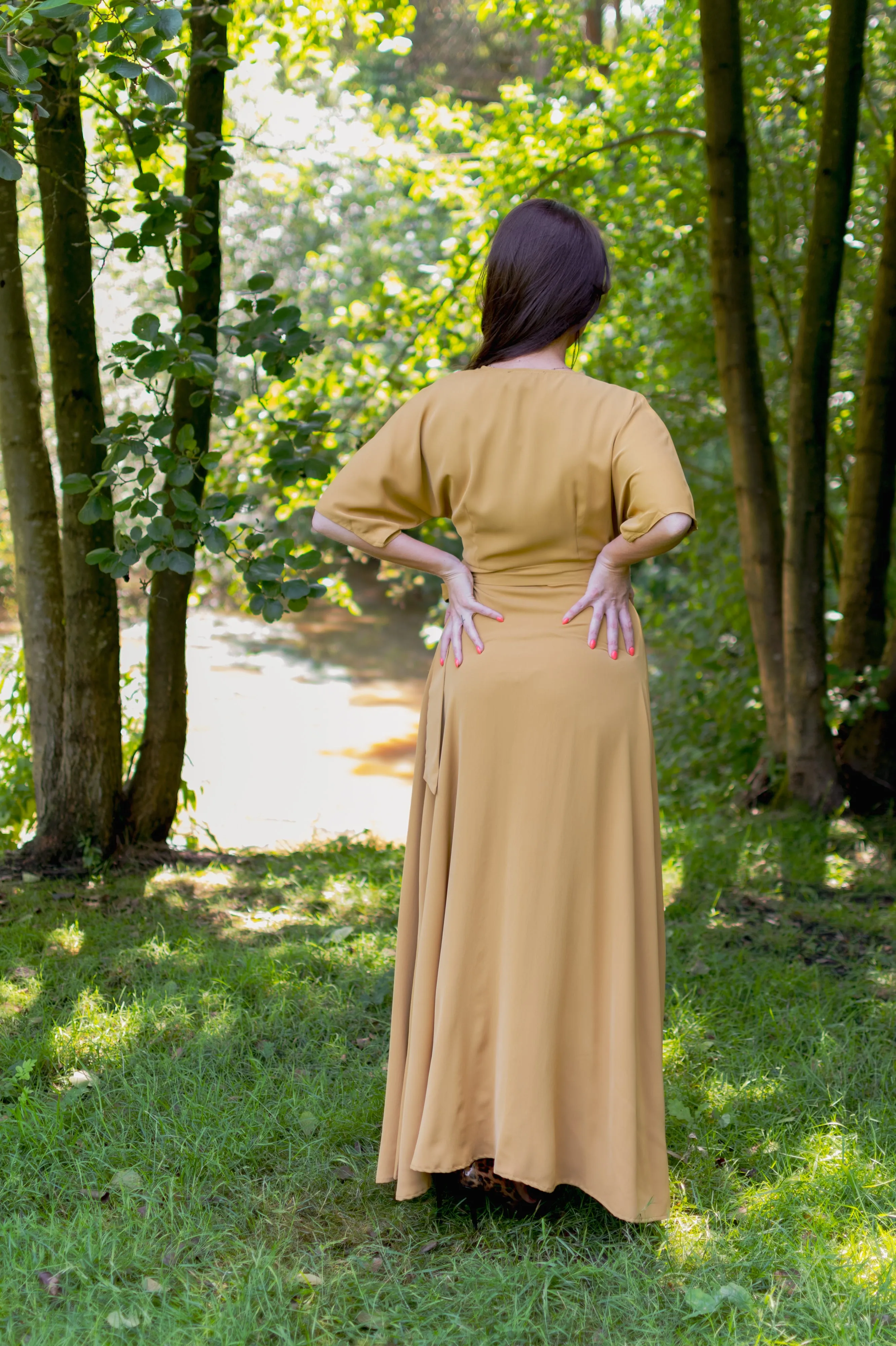 Ladylike Maxi Dress - Yellow Mustard