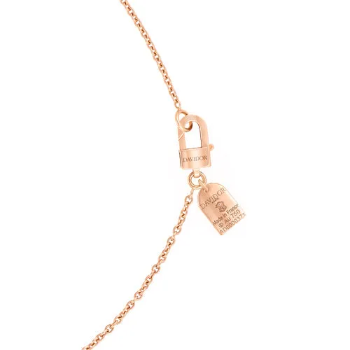 L'Arc de DAVIDOR Pendant PM, 18k Rose Gold with Satin Finish