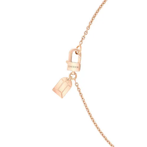 L'Arc de DAVIDOR Pendant PM, 18k Rose Gold with Satin Finish