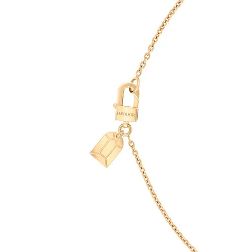 L'Arc de DAVIDOR Pendant PM, 18k Yellow Gold with Satin Finish