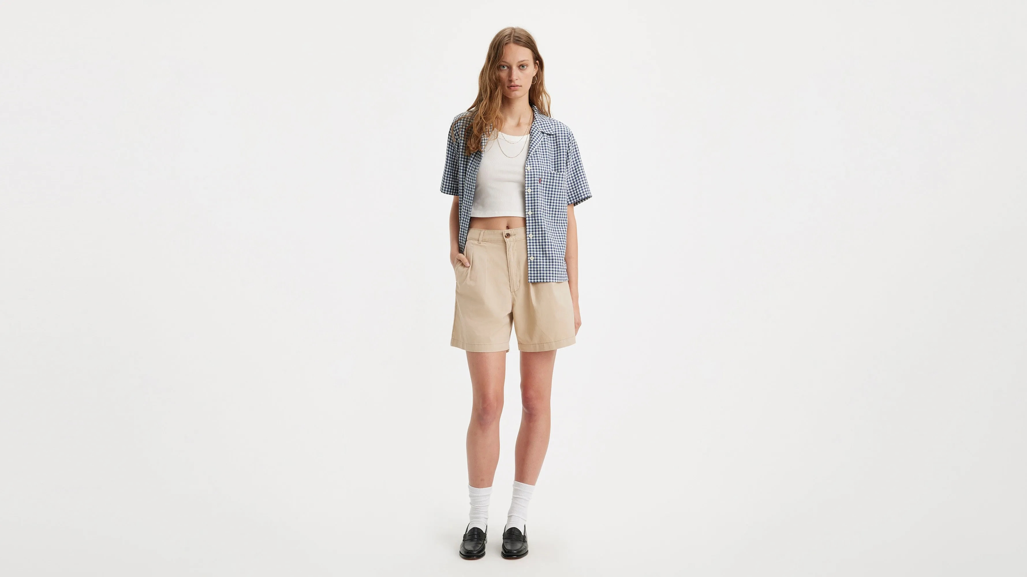 Levi's® Women's Pleated Trouser Shorts