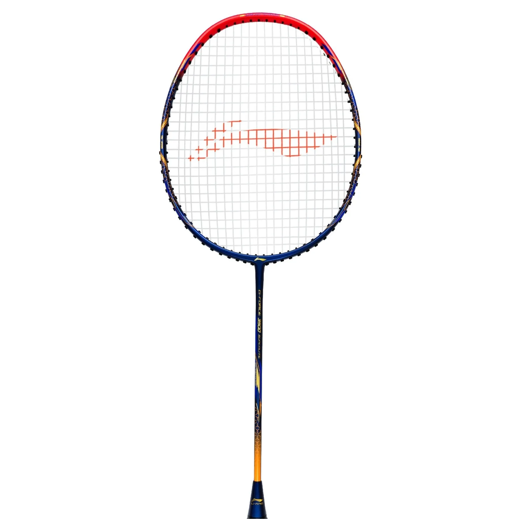 Li-Ning G-FORCE 3500 SUPERLITE Strung Badminton Racket (Navy/Red) with Free Full Cover