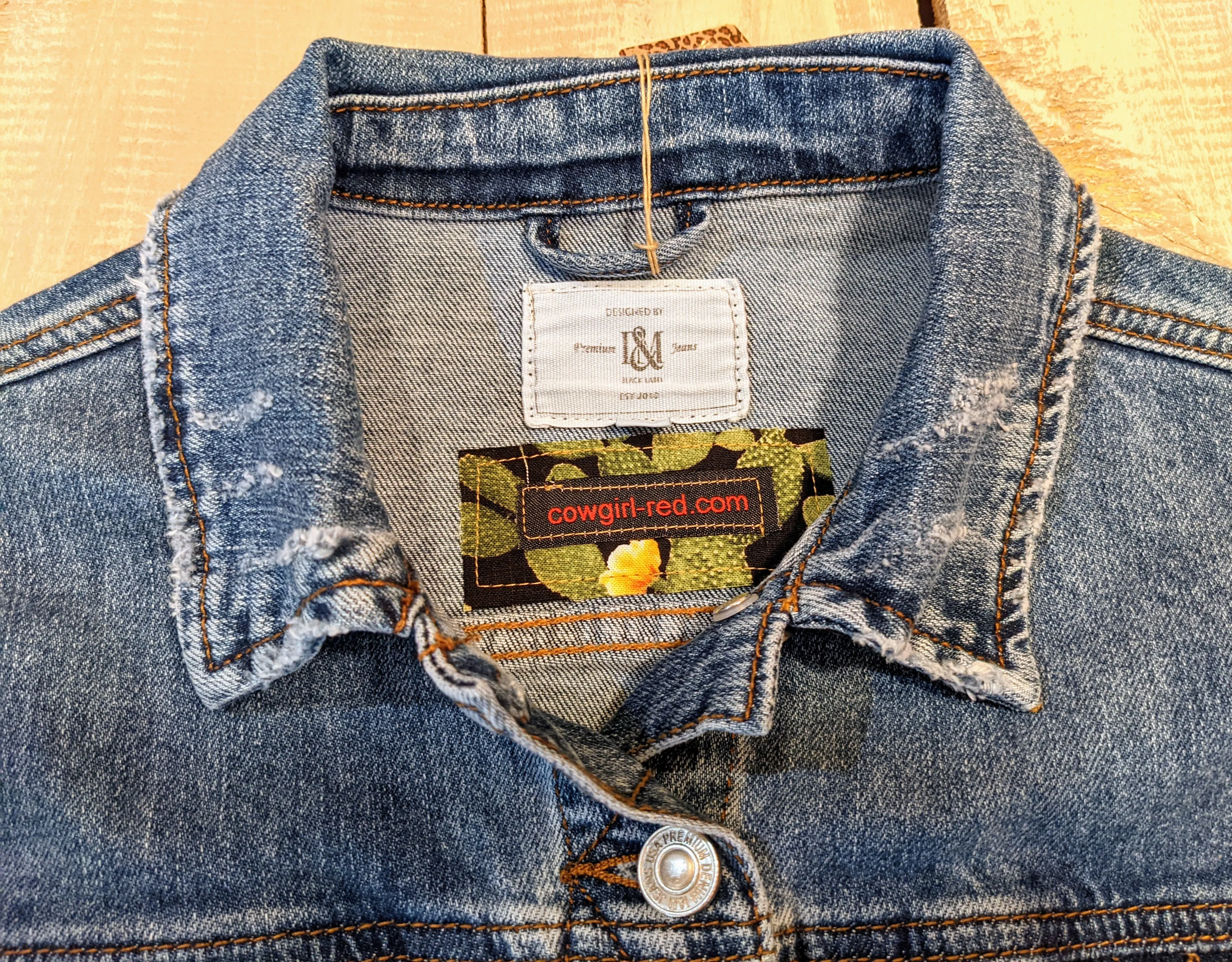 Lipstick Cowgirl Collection |  Ridin High Vintage Jean Jacket