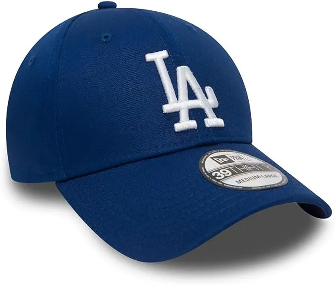 Los Angeles Dodgers New Era 39Thirty League Essential Blue Stretch Baseball Cap