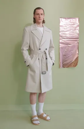 LUCAS LIGHT BEIGE TRENCH COAT