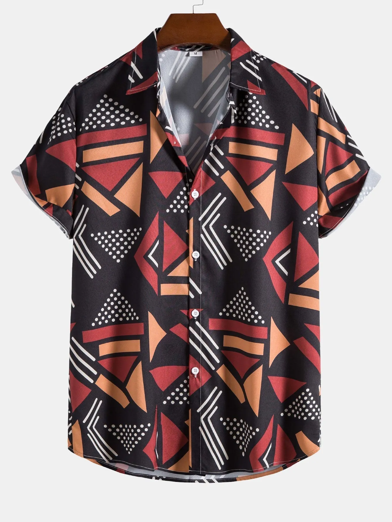 LUIS GEOMETRIC PRINT SHIRT & SWIM SHORTS