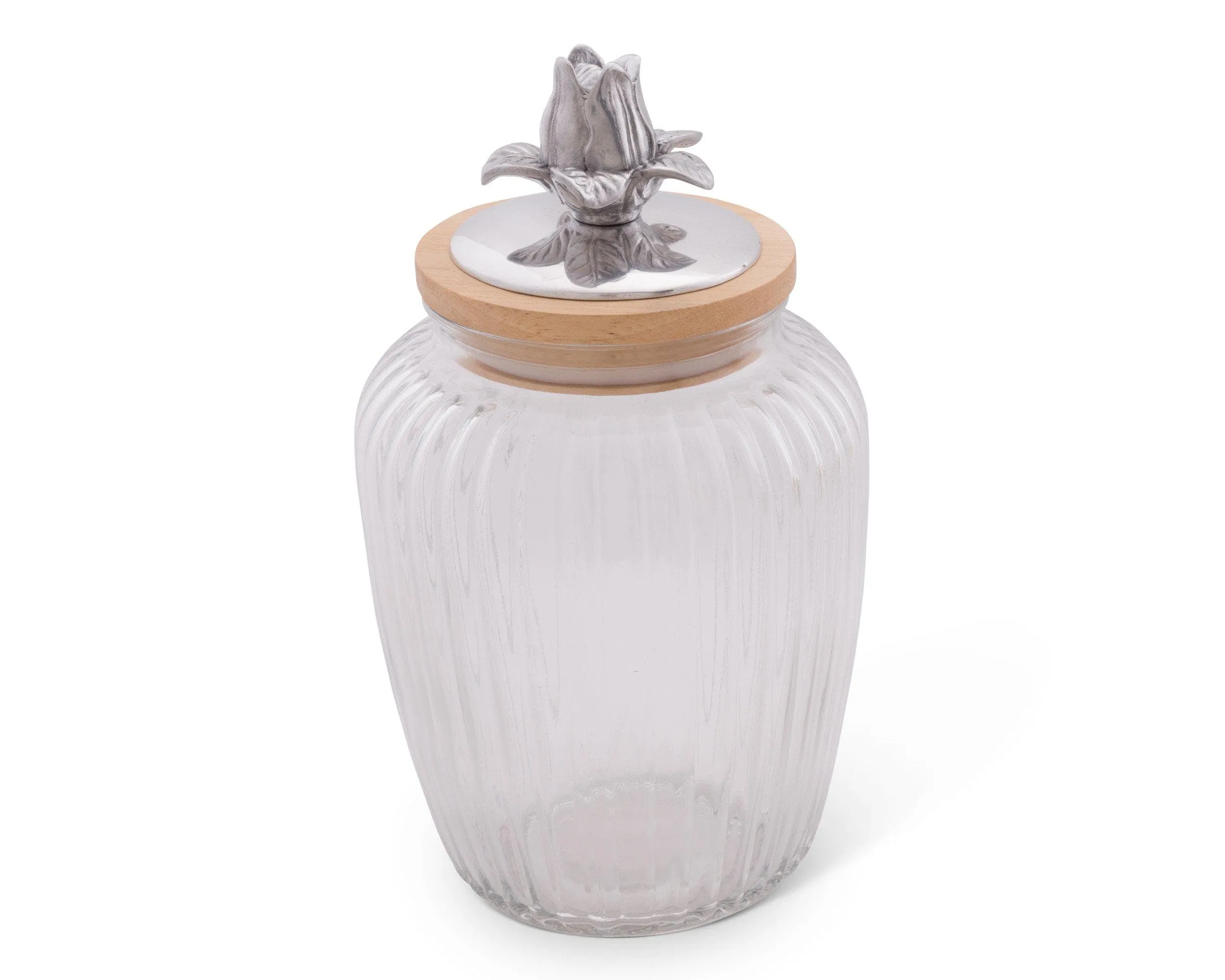 Magnolia Glass Canister