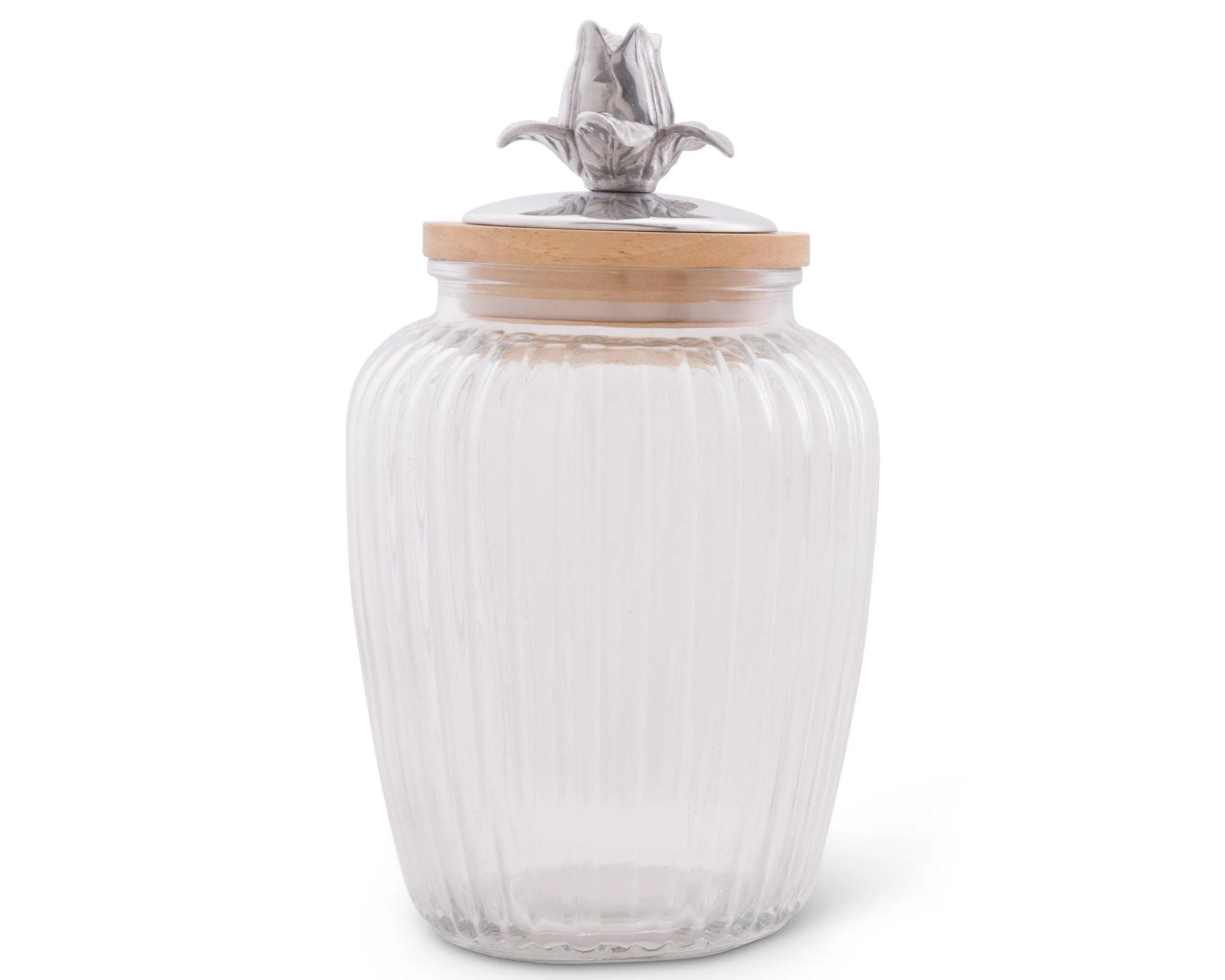 Magnolia Glass Canister