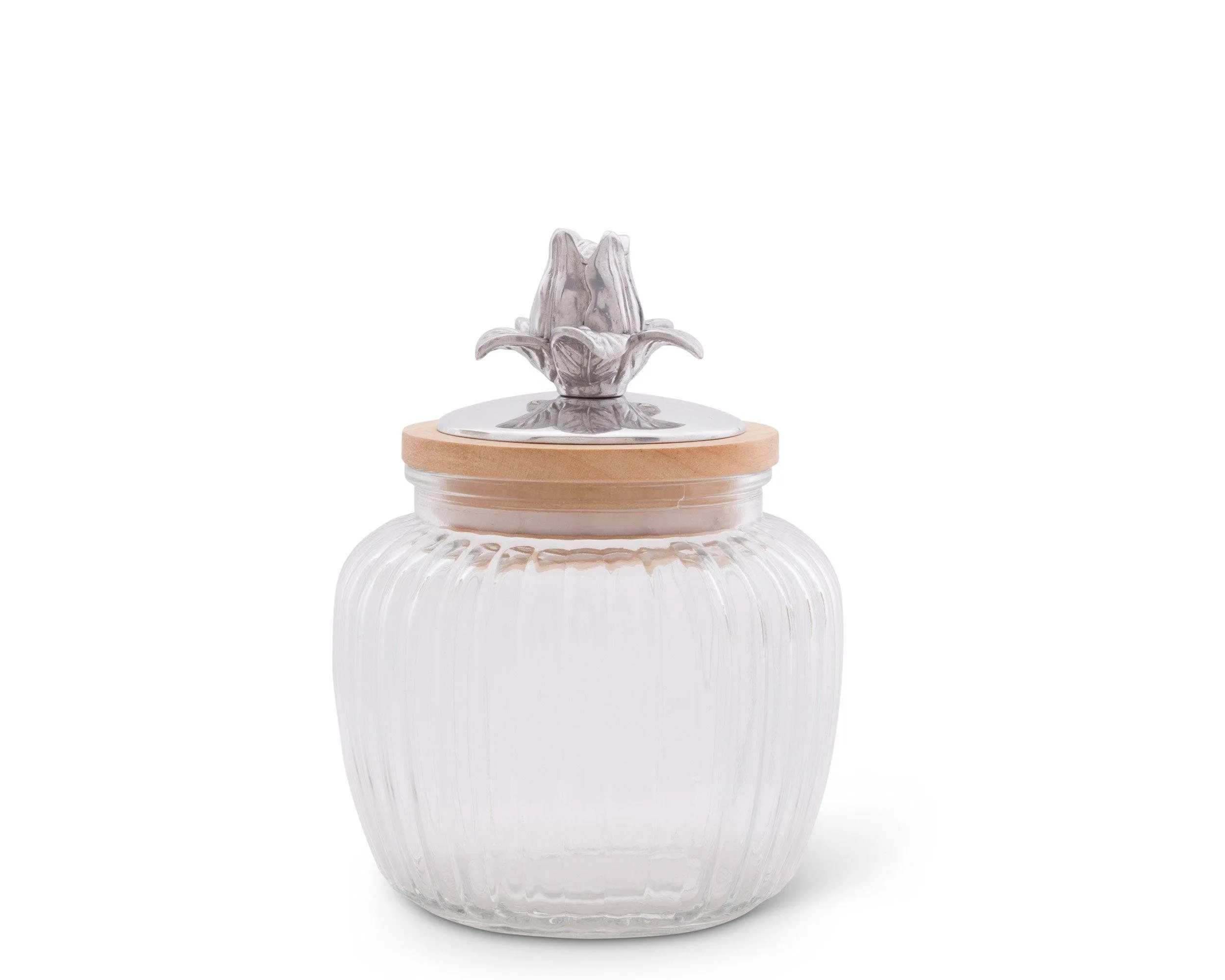 Magnolia Glass Canister